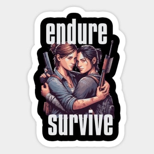 Ellie and Dina face challenges, Sticker